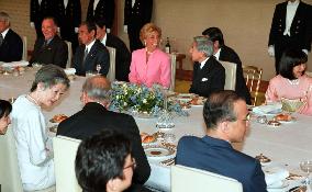 Uruguayan President Batlle, wife at Imperial luncheon